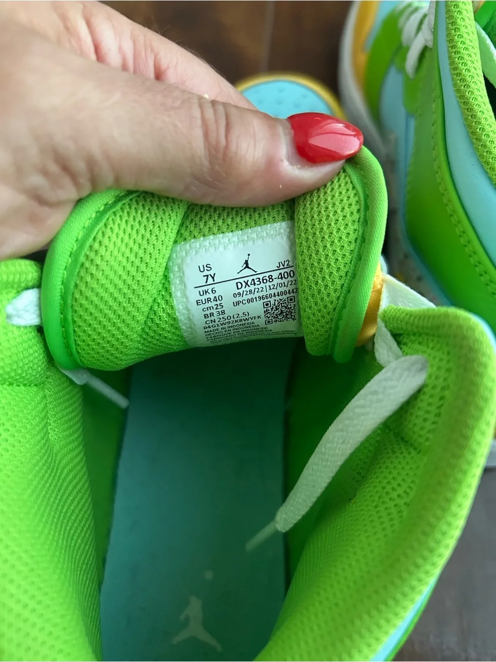 Jordan 1 mid GS Recycled Grind 7Y